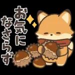 飛びだす❤︎ほっこりきつねくん
