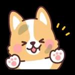 可愛い子犬スタンプ登場