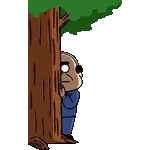 飛び出す昭和おじさんリアクションスタンプ