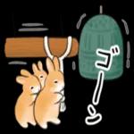 冬＆年末年始☆うさぎのスタンプ_