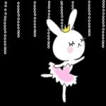 エレガントなバレエのスタンプ