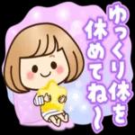  春にぴったりな優しいスタンプ✨