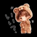 もこもこ着ぐるみがんばるたけちゃん。