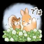春☆うさぎのスタンプ_-_