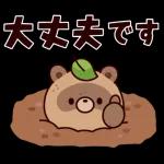 ポップアップ！しゃべるタヌキ8