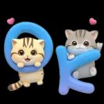 ねこちぃず♡夏スタンプ