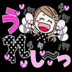 【デカ文字】ロングヘアガー ルスタンプ
