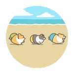 うごく！1コギの夏スタンプ2