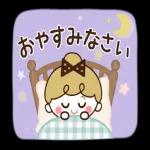 動く♪リボンの女の子【日常会話】