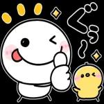 飛び出して動く♡くっきりデカ文字棒人間_-_