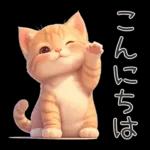 ぽっちゃりちび橘猫
