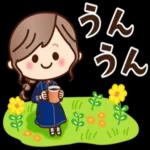 ず～っと使える♡大人のレトロ風スタンプ_-