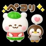 しろくまとペンギン♡夏に涼しいセット