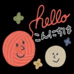 シンプルでかわいい、冬使えるスタンプです〜