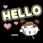 Name sticker めいちゃん♡３　[でか文字]　カスタム
