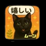 黒猫のムーンちゃん