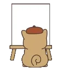 飛びだす♪秋のぽてぽて子柴犬スタンプ
