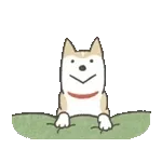 のばされわんこの動くスタンプ