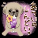 天気&夏の♡でか文字スタンプ