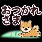 待ち合わせ大きな文字♪大人女性スタンプ