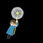 眼鏡女子の春スタンプ