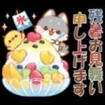 【納涼】しばワンコの夏を楽しむスタンプ