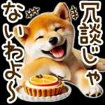 喜怒哀楽の激しい柴犬の野菜ダンス