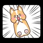 可愛い子犬スタンプ登場