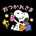 スヌーピー ドロップス コラボスタンプ