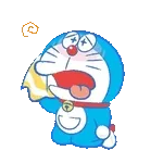 夏のうごくドラえもんスタンプ