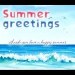 暑中見舞い♡夏のご挨拶♡候文