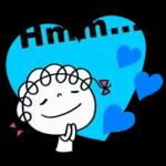 英語とハート♡くるリボン