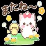 【春】子ねこモニカのかわいいスタンプ_-