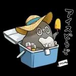 【夏】虚無かわいいアデリーペンギン