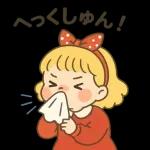 赤いドレスを着たかわいい女の子