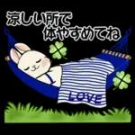 ラブリーうさぎさん ♡ 夏・ブルー