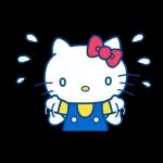 ハローキティ　キュートなデカ文字スタンプ