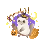 動く！ふわふわ猫たちのハロウィンスタンプ