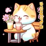 猫がいっぱい♡あいさつスタンプ🐱