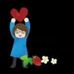 眼鏡女子の春スタンプ