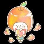 りんごの子スタンプ