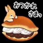 秋フルーツ＆スイーツ☆うさぎのスタンプ