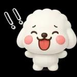 ず～っと使える♡かわいいトイプーさん♡白