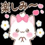 【春】子ねこモニカのかわいいスタンプ_-