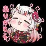 hololive sticker "Nakiri Ayame"