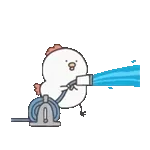 白いゆるとり8(動く)