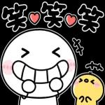 飛び出して動く♡くっきりデカ文字棒人間_-