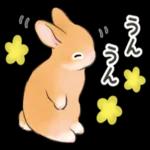 春☆うさぎのスタンプ_-_