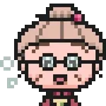 ドットでうごく！ちびまる子ちゃん絵文字