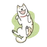 のばされわんこの動くスタンプ